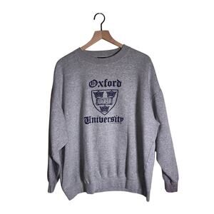 OXFORD CAMPUS STORE Oxford University collegiate crewneck sweatshirt XL